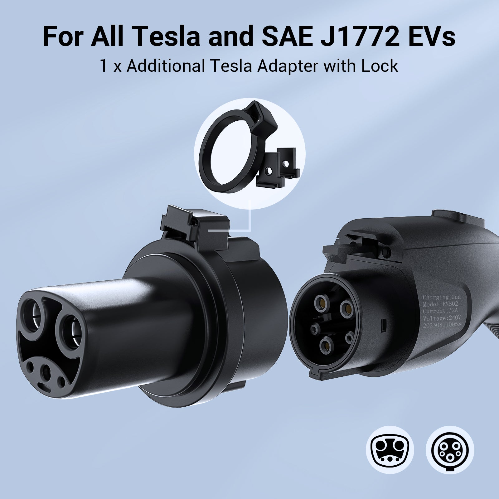 Tera Electric Vehicle Accessories | Tesla Adapters, J1772 Adapters