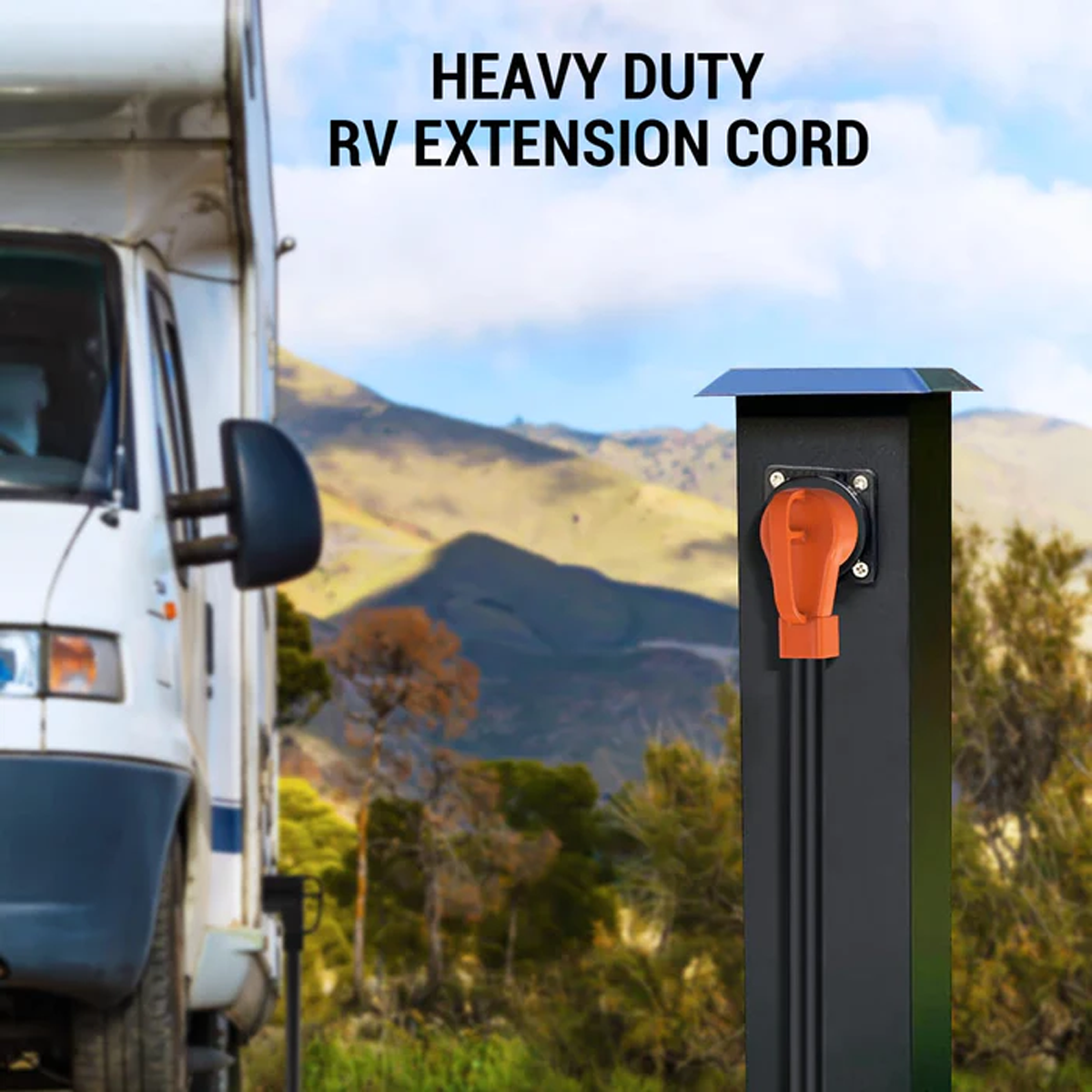 14-50P to 14-50R 50A RV & EV Extension Cord-12