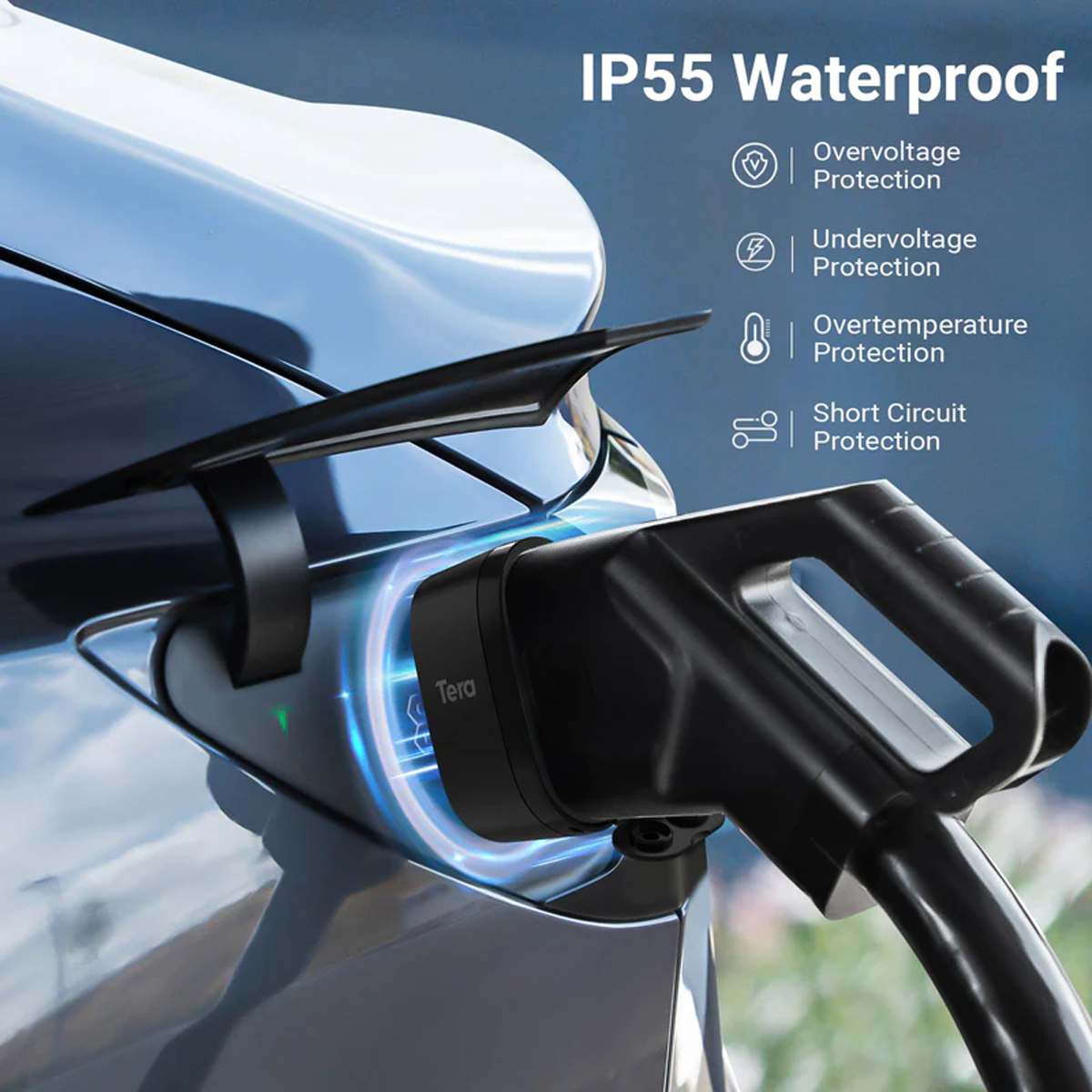 2 in 1 CCS1 & J1772 to Tesla Adapter-6