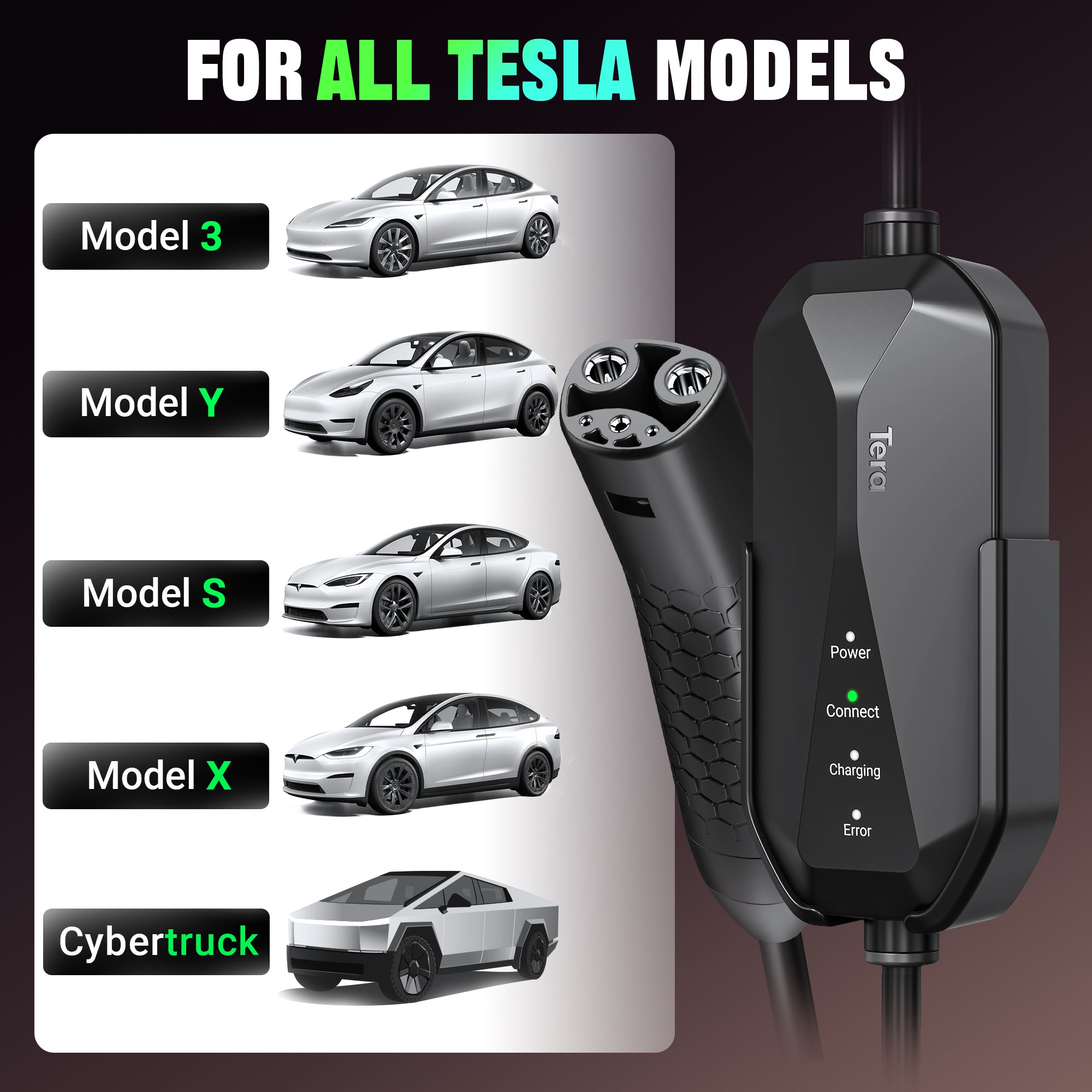 40A 240V Level 2 EV-Ladegerät für Tesla P04