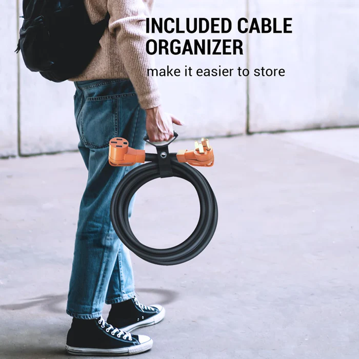 14-50P to 14-50R 50A RV & EV Extension Cord-9