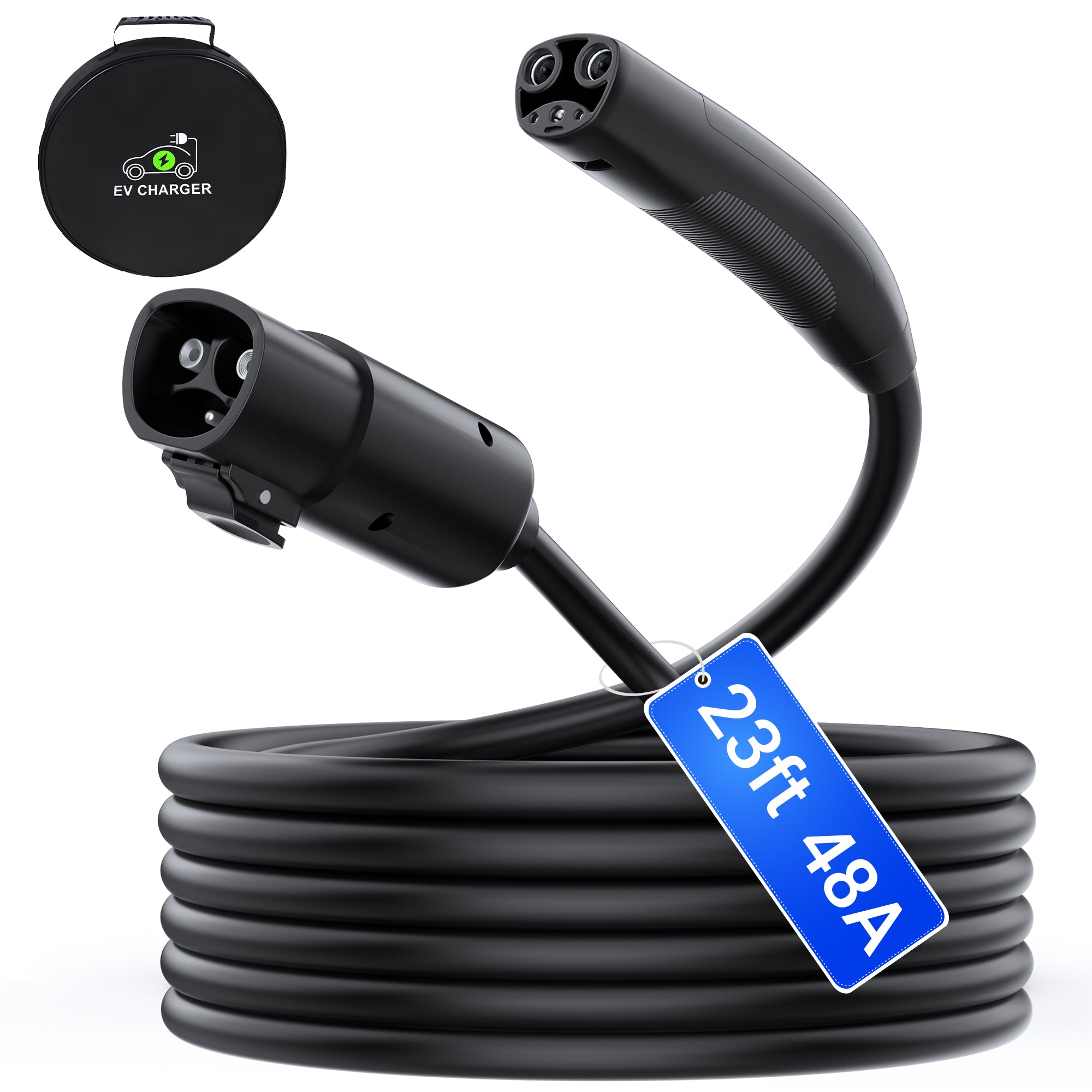 23FT Tesla Extension Cord 48Amp 240V with NACS Plug Extension Cord