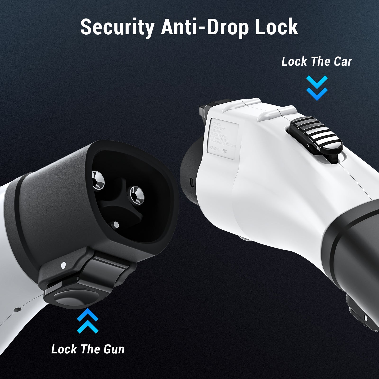 Max. 60 Ampere 250 V Tesla-Ladegerät auf J1772-Adapter
