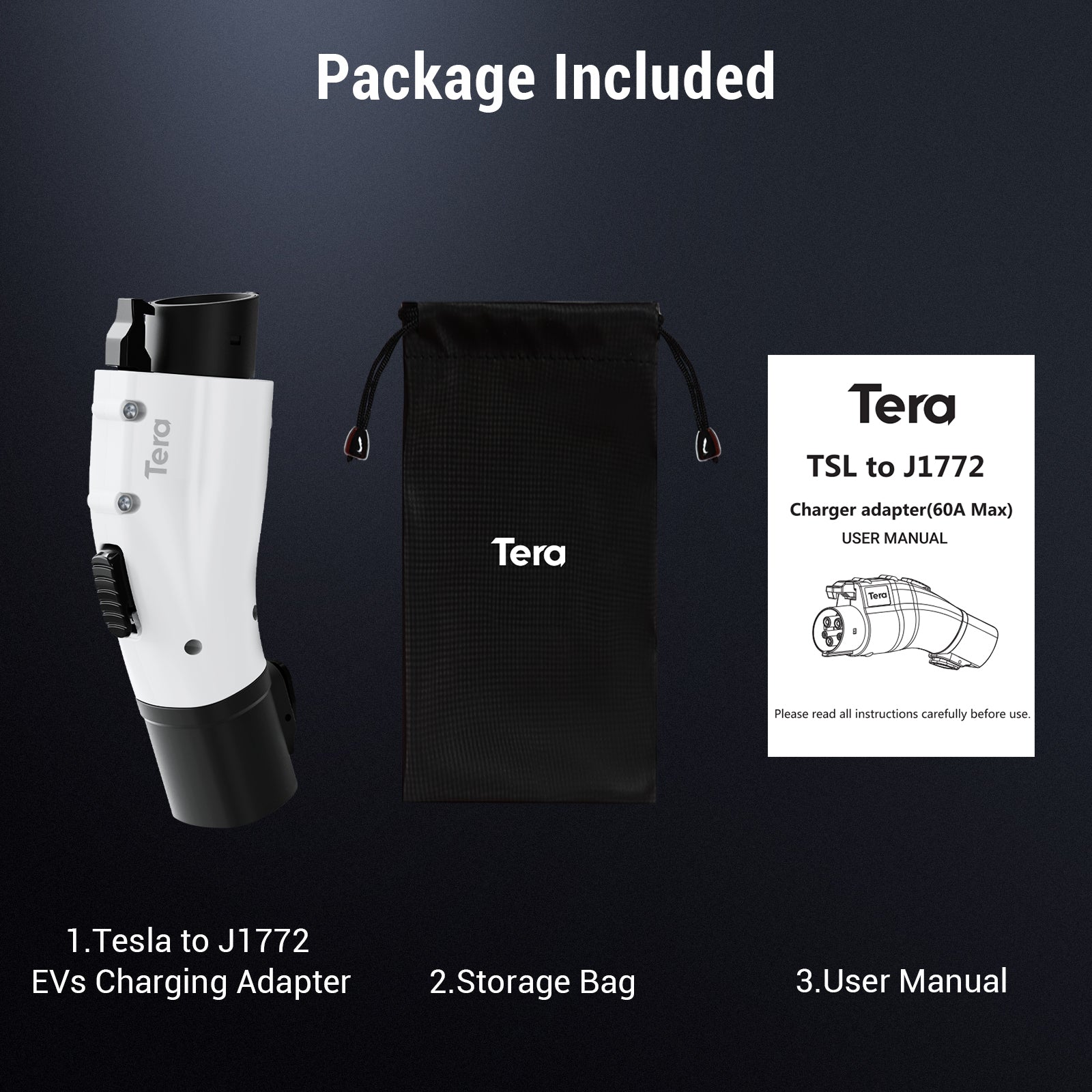 Max. 60 Ampere 250 V Tesla-Ladegerät auf J1772-Adapter