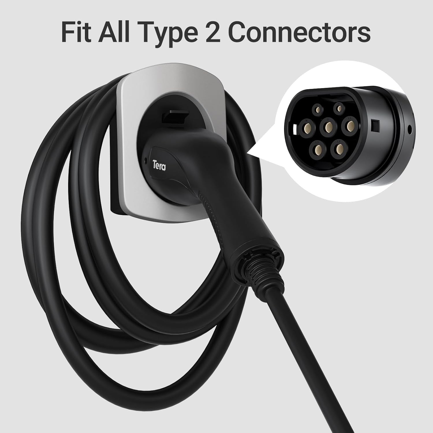 Type2 EV Charger Cable Holder