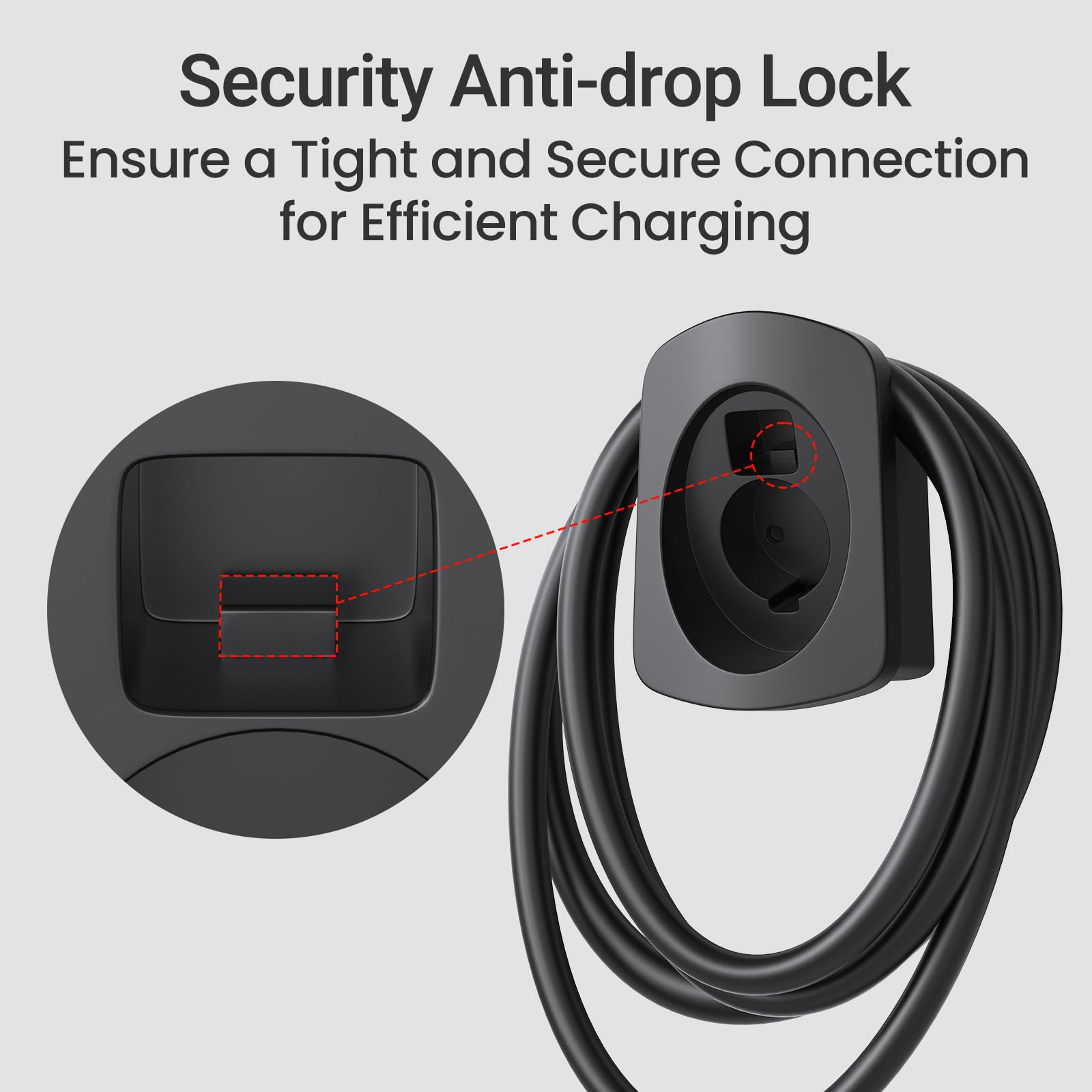 EV-Ladekabelhalter für J1772-Ladegerät