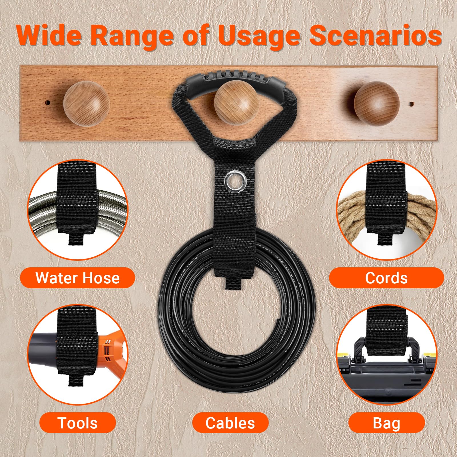 Heavy Duty Extension Cord Strap