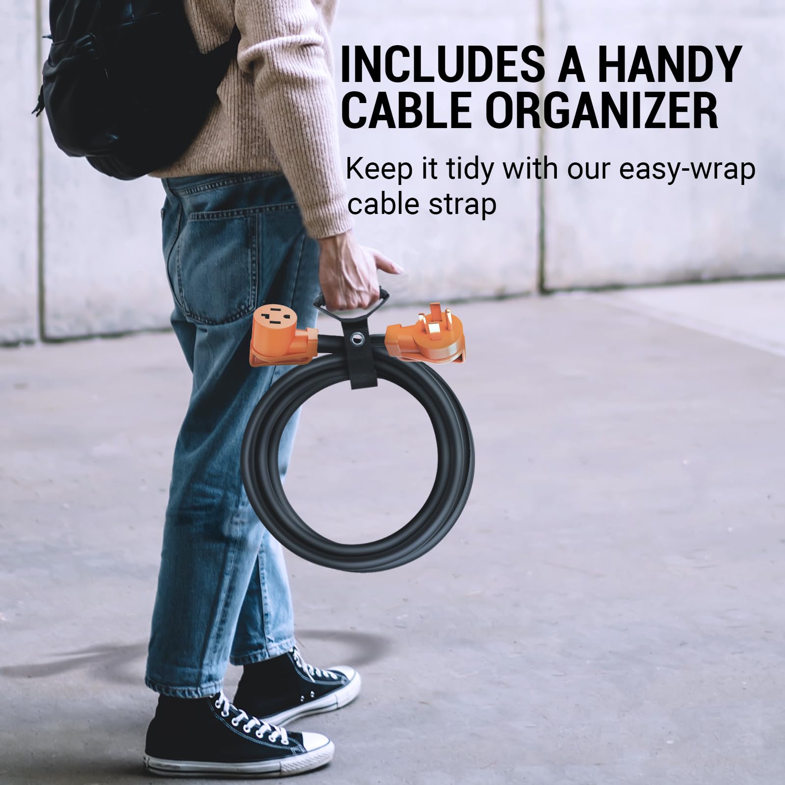 NEMA 14-30P auf 14-30R 30A 250V Hochleistungs-Verlängerungskabel für Wohnmobil und Trockner