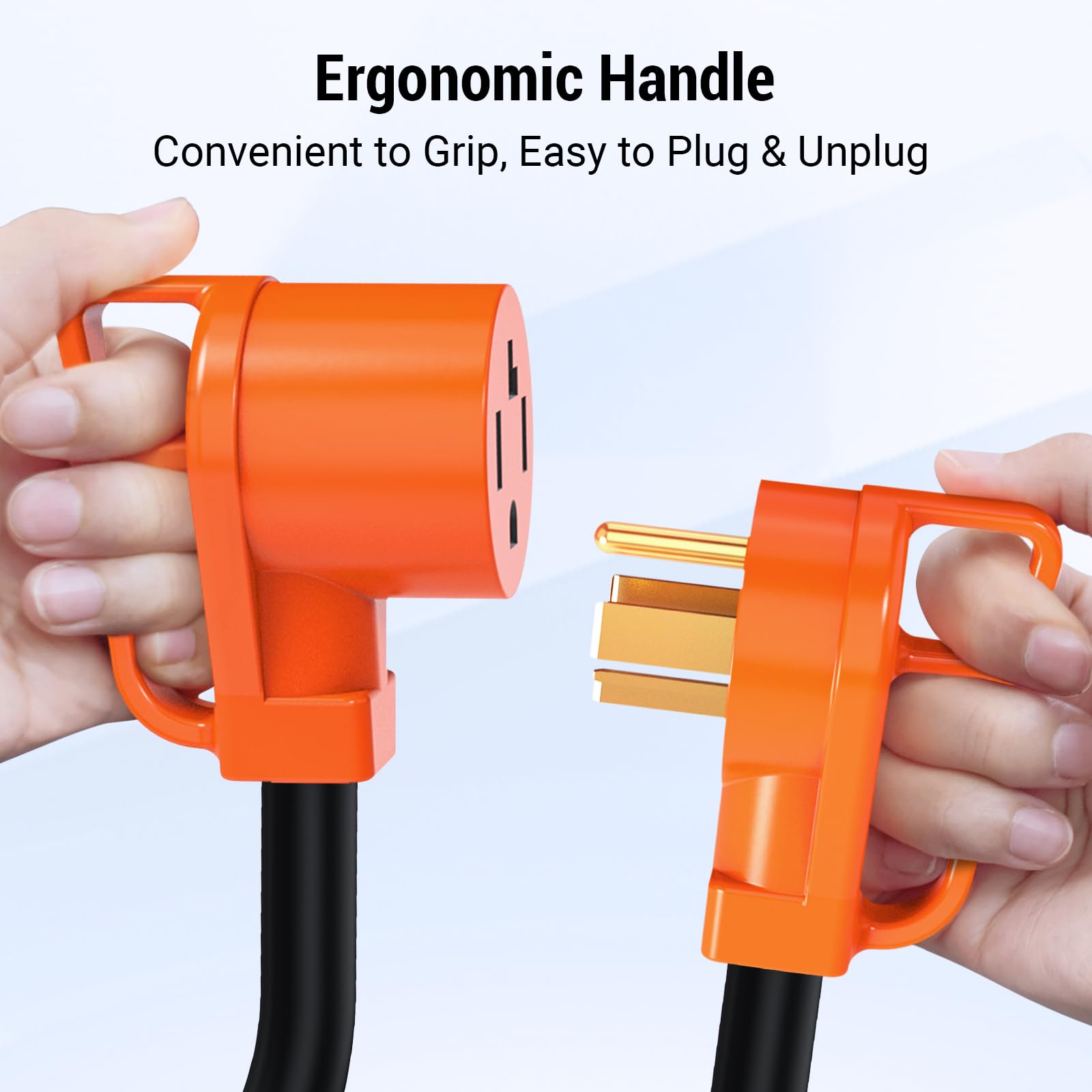 NEMA 14-30P auf 14-30R 30A 250V Hochleistungs-Verlängerungskabel für Wohnmobil und Trockner