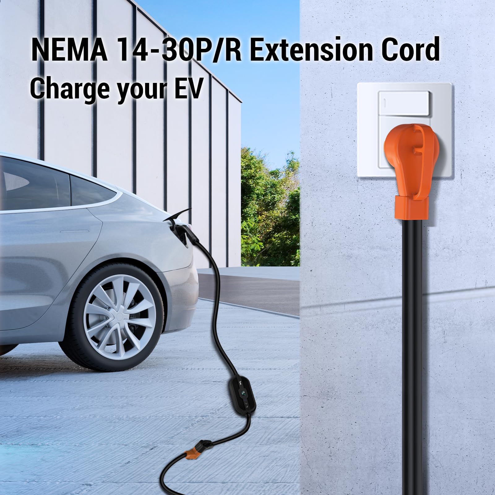 NEMA 14-30P auf 14-30R 30A 250V Hochleistungs-Verlängerungskabel für Wohnmobil und Trockner