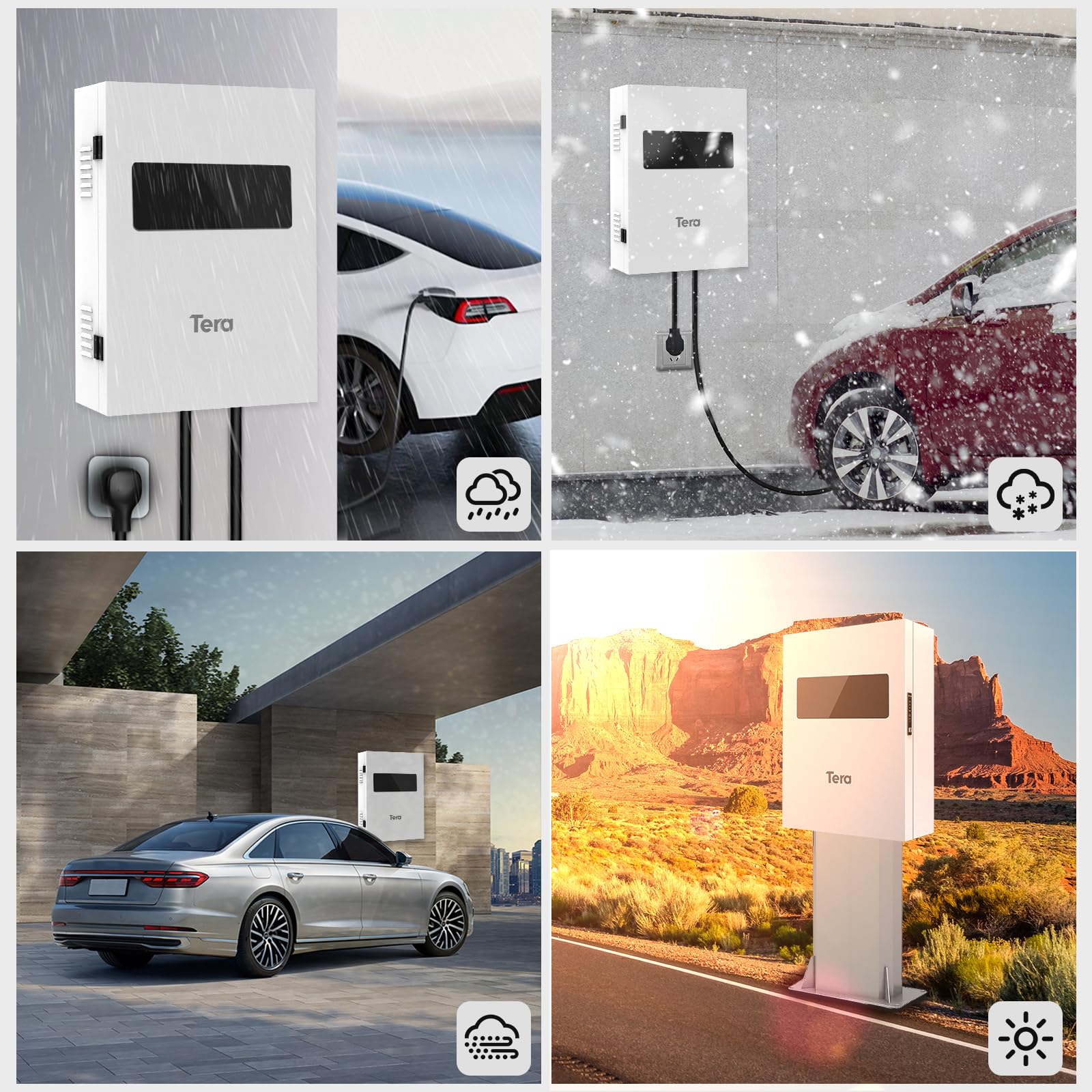 Lockable Universal EV Wall Charger Station Box