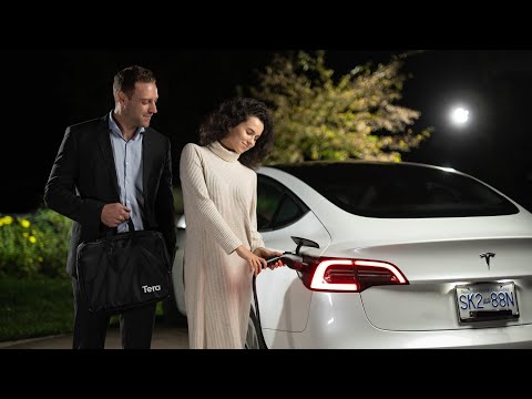 48A 240V Level 2 Black Home EV Charger for SAE J1772 & TESLA W01