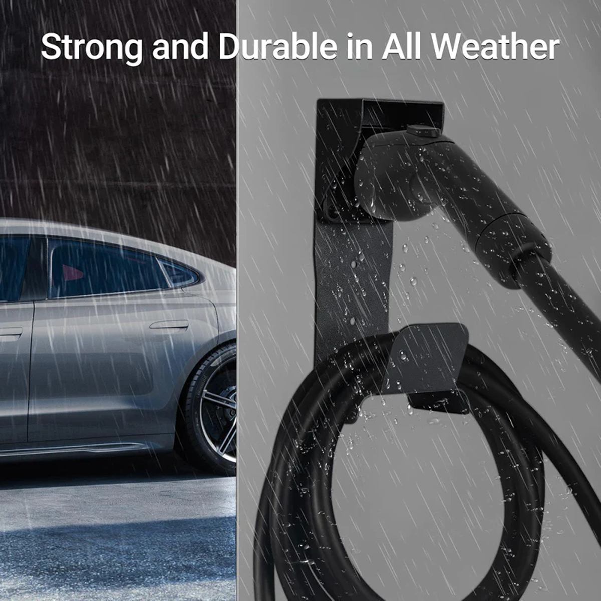 EV Charger Cable Holder for J1772-6