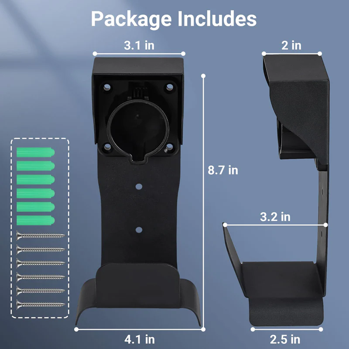 EV Charger Cable Holder for J1772-7