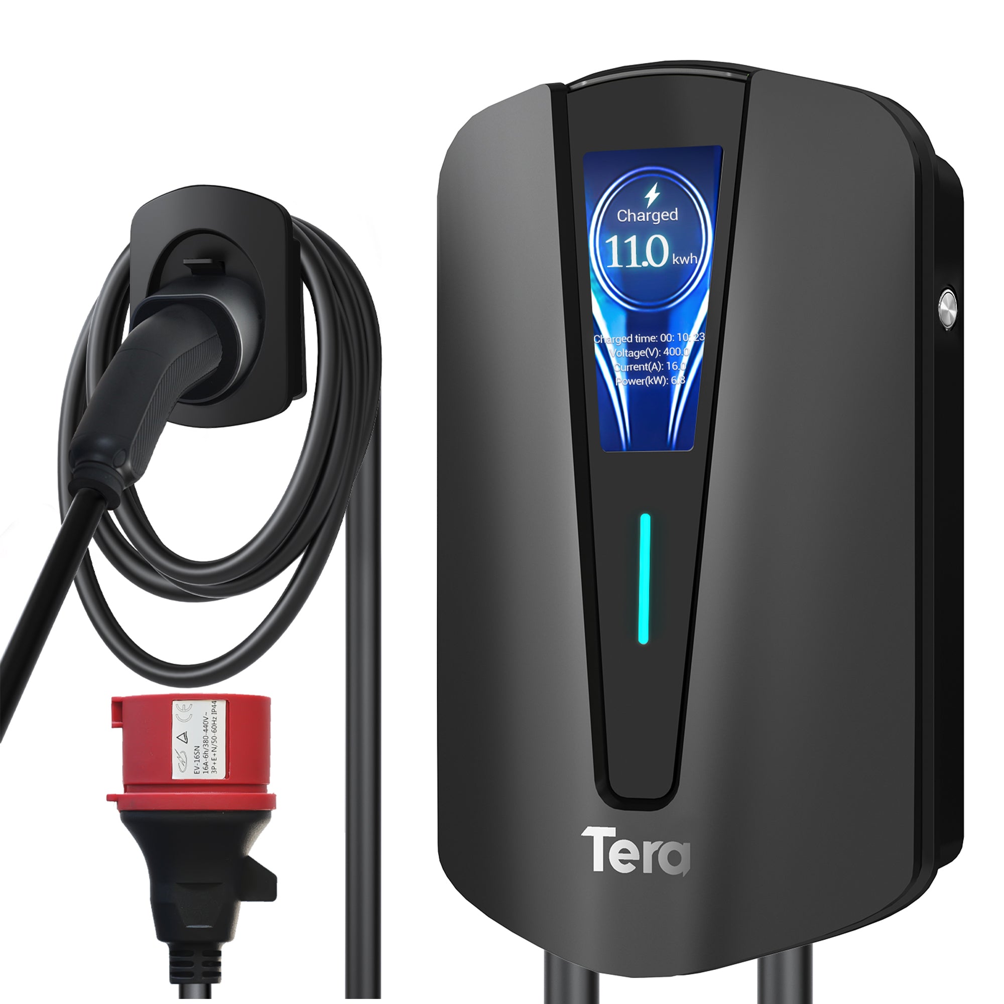 16A 400V Type 2 Home EV Charger with 3-Phase CEE Plug Cable for EVS & PHEVs Q8