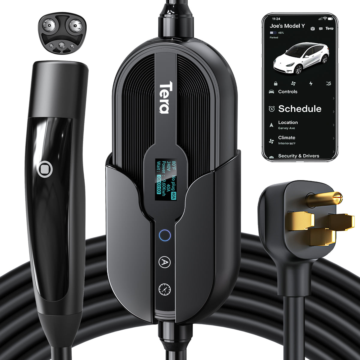 Portable Innowation Level 1 & 2 Portable Electric Vehicle Chargers for J1772 & Tesla | Tera ...