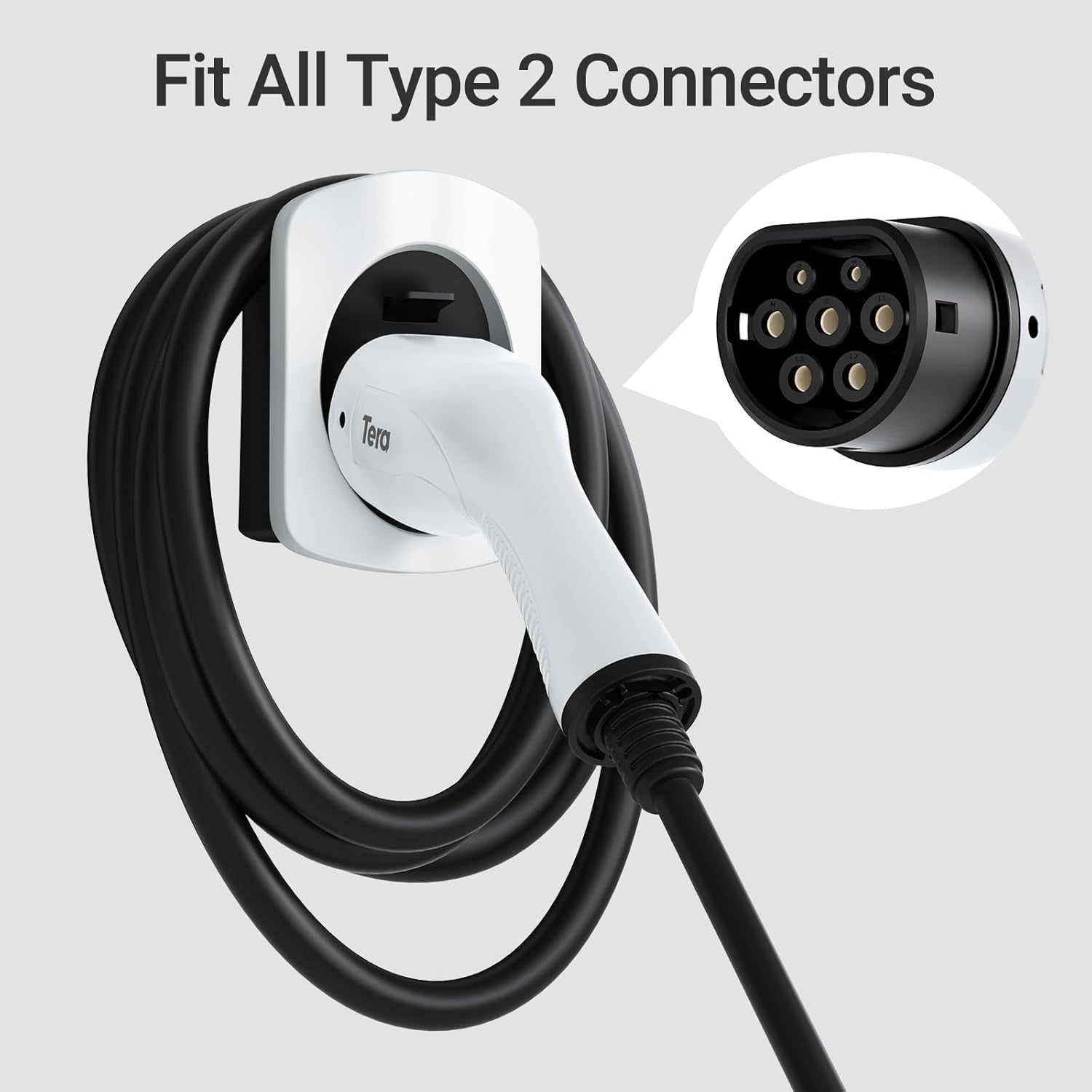 Type2 EV Charger Cable Holder