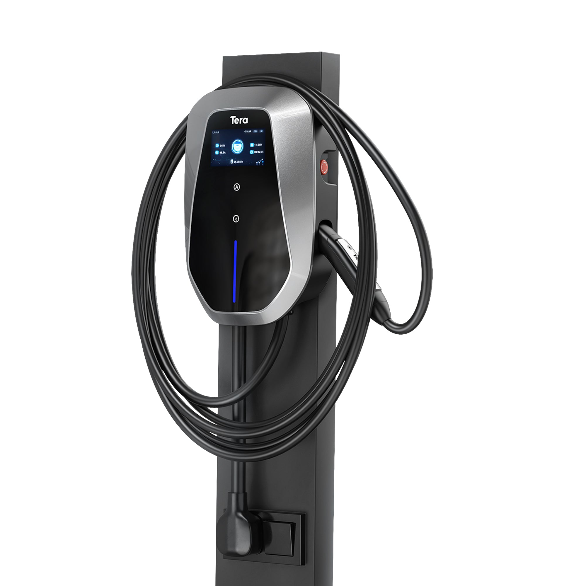 48A 240V Wall Mountable EV Charger for Tesla S2