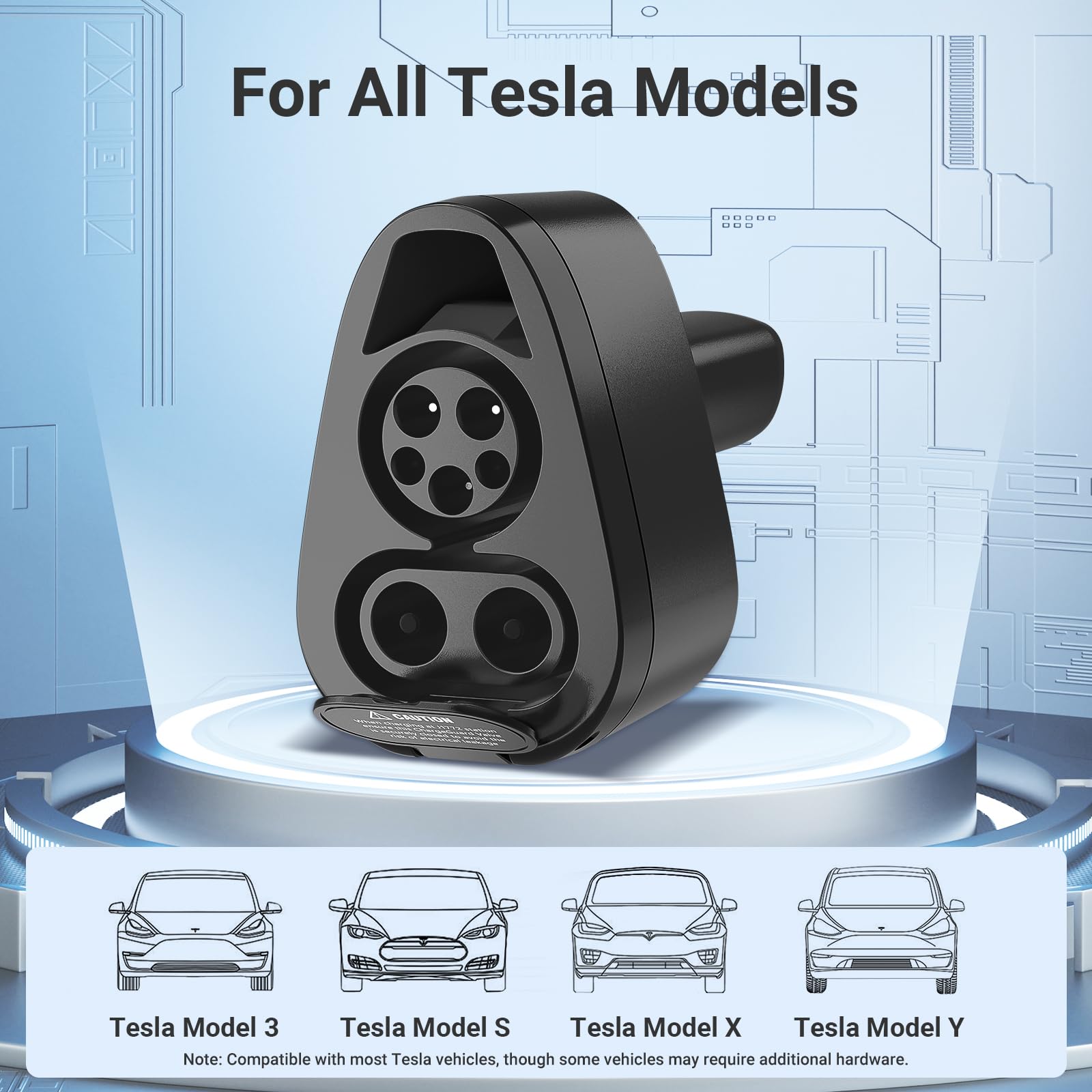 CCS1 & J1772 to Tesla Adapter