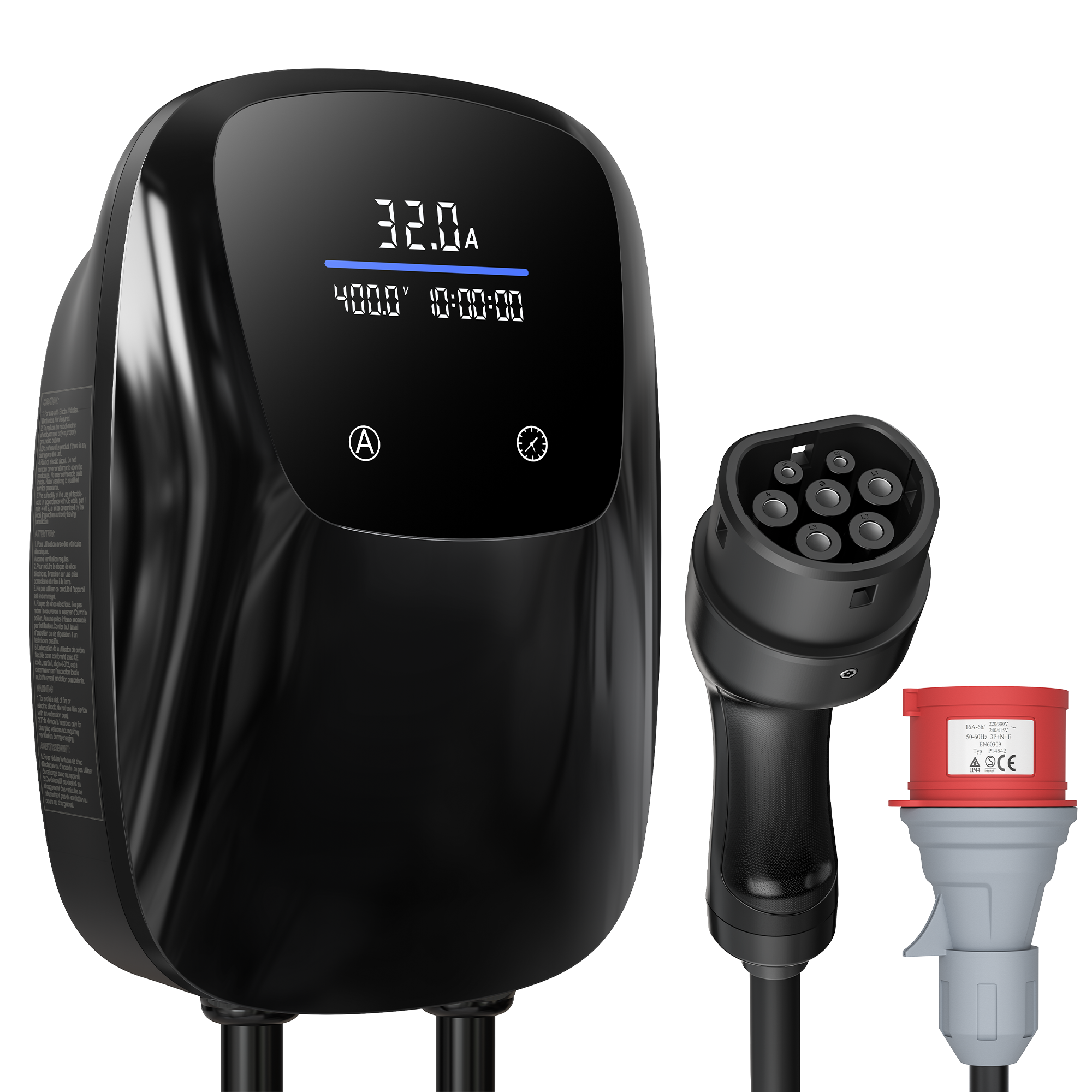 32A 400V 22KW Type 2 Home Charging Station Wallbox W02